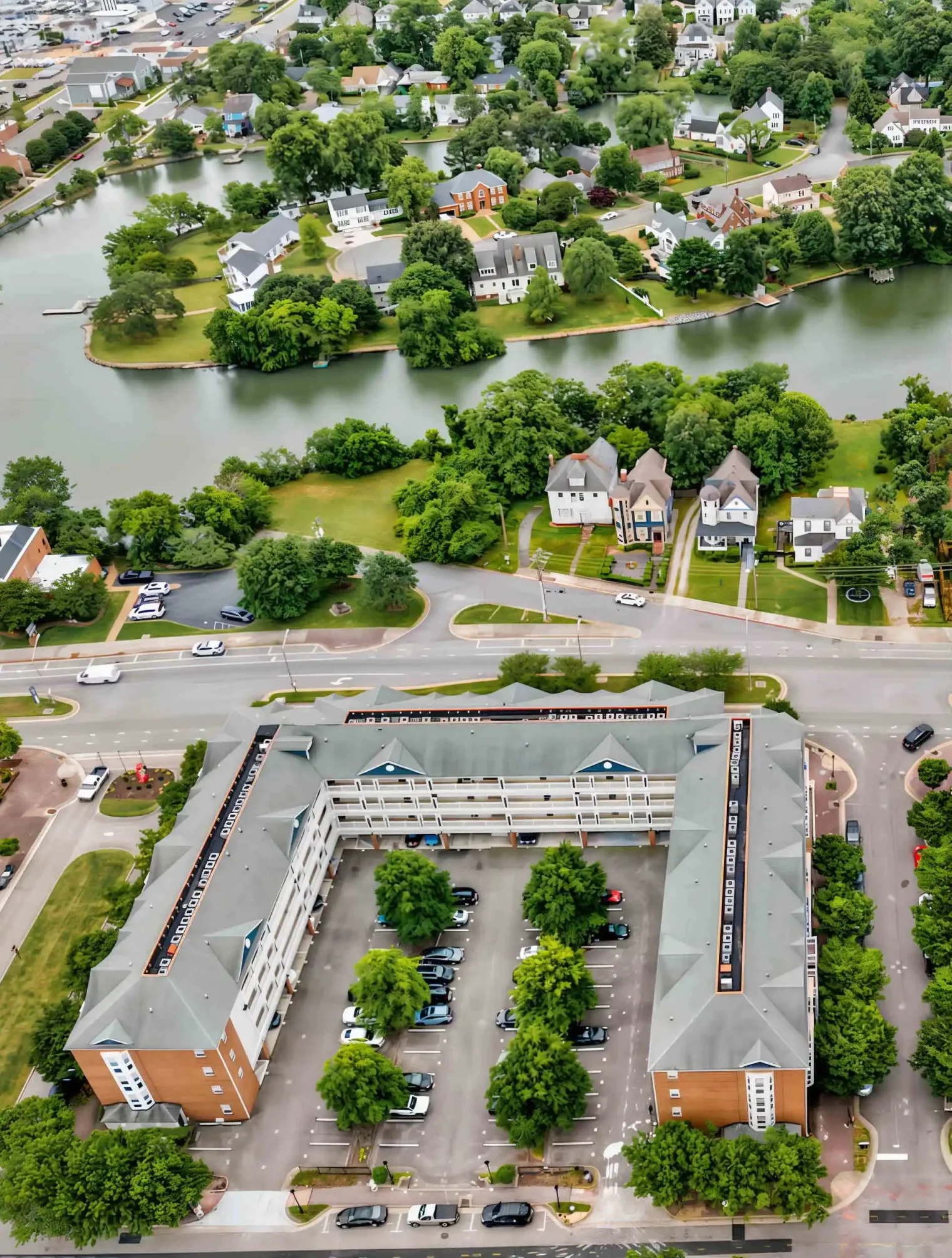 heritageatsettlerslanding aerial view